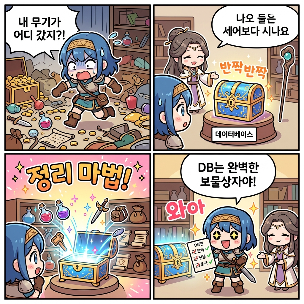 1컷 DB 개념 만화