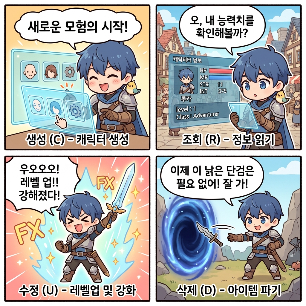 3컷 RESTful 만화